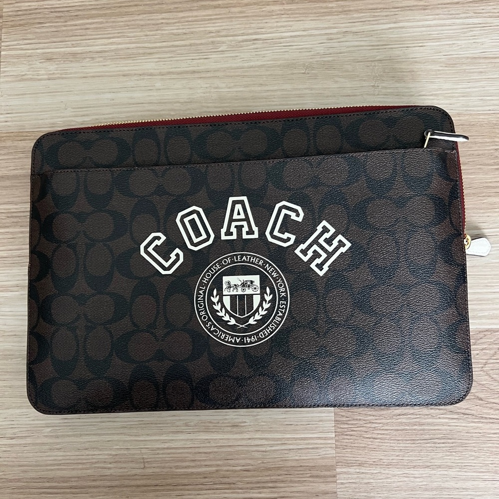 Coach laptop case